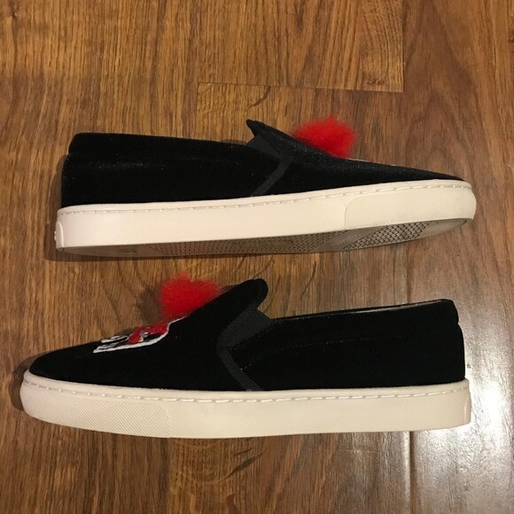 soludos show pony velvet slip ons - Picture 4 of 9